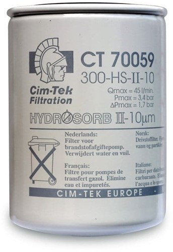 CimTek Hydrosorb filter cartridge 300HS-II-10 